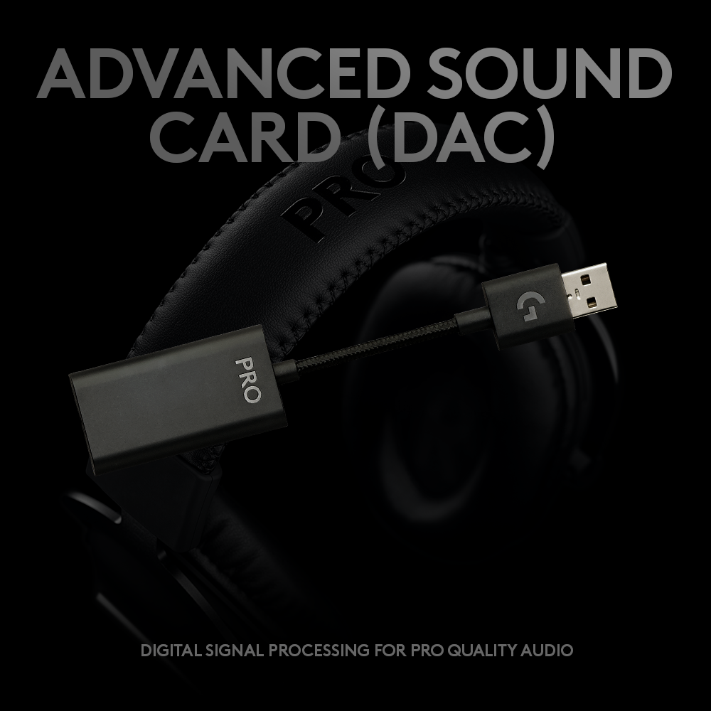 Logitech G PRO Gaming Headset /Ljud Och HiFi /Svart