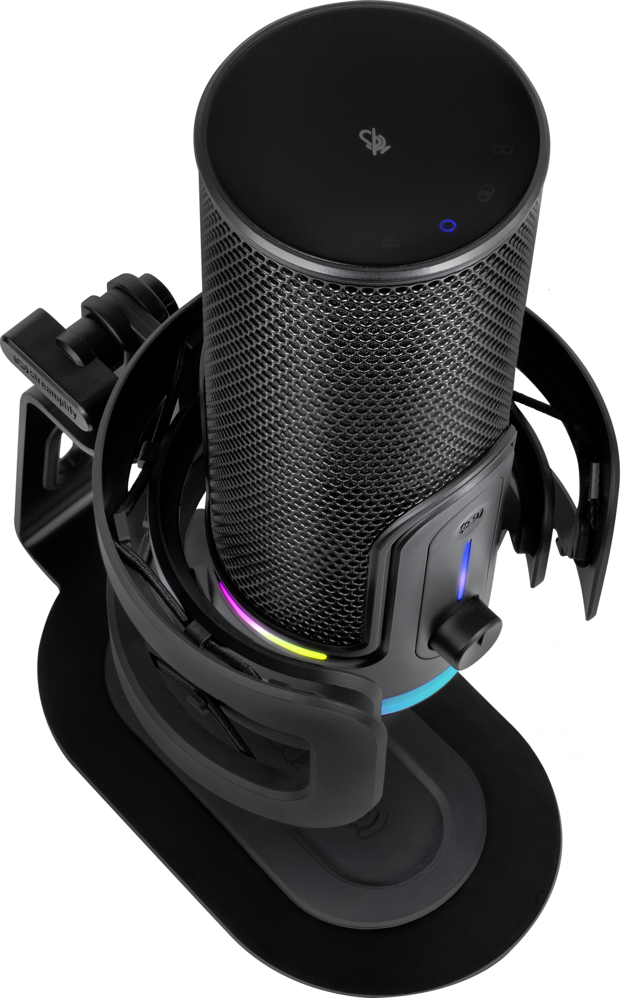 Streamplify MIC Pro, RGB, Stativ, Svart