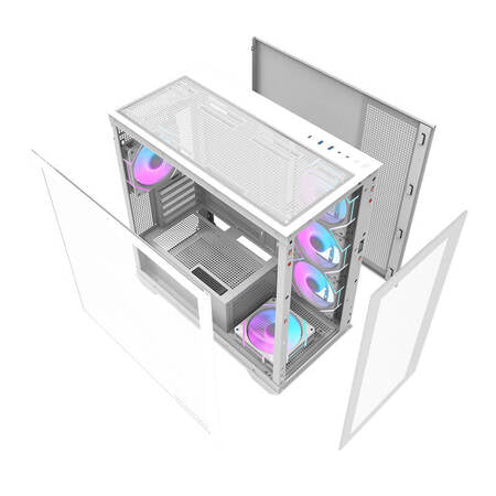 Datorfodral Darkflash DLM4000 (vit)