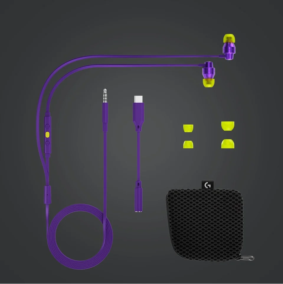 Logitech - G333 In-ear Gaming Hörlurar Lila