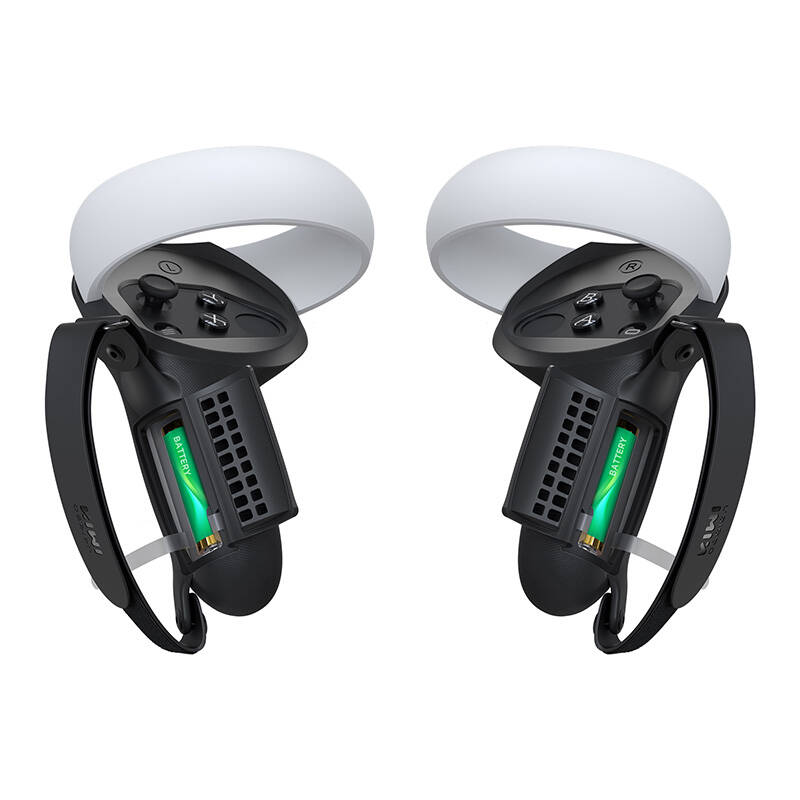 Kontrollgrepp Med Batteri Kiwi Design Q1 PRO-2.2 För Meta Quest 2 Svart