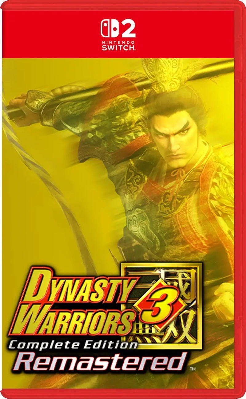 Dynasty Warriors 3 Complete Edition Remastered (Import) – Nintendo Switch 2 – spilomslag