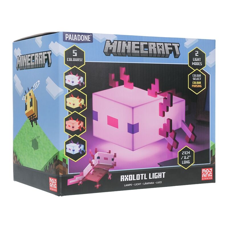 Minecraft Axolotl Light 13cm