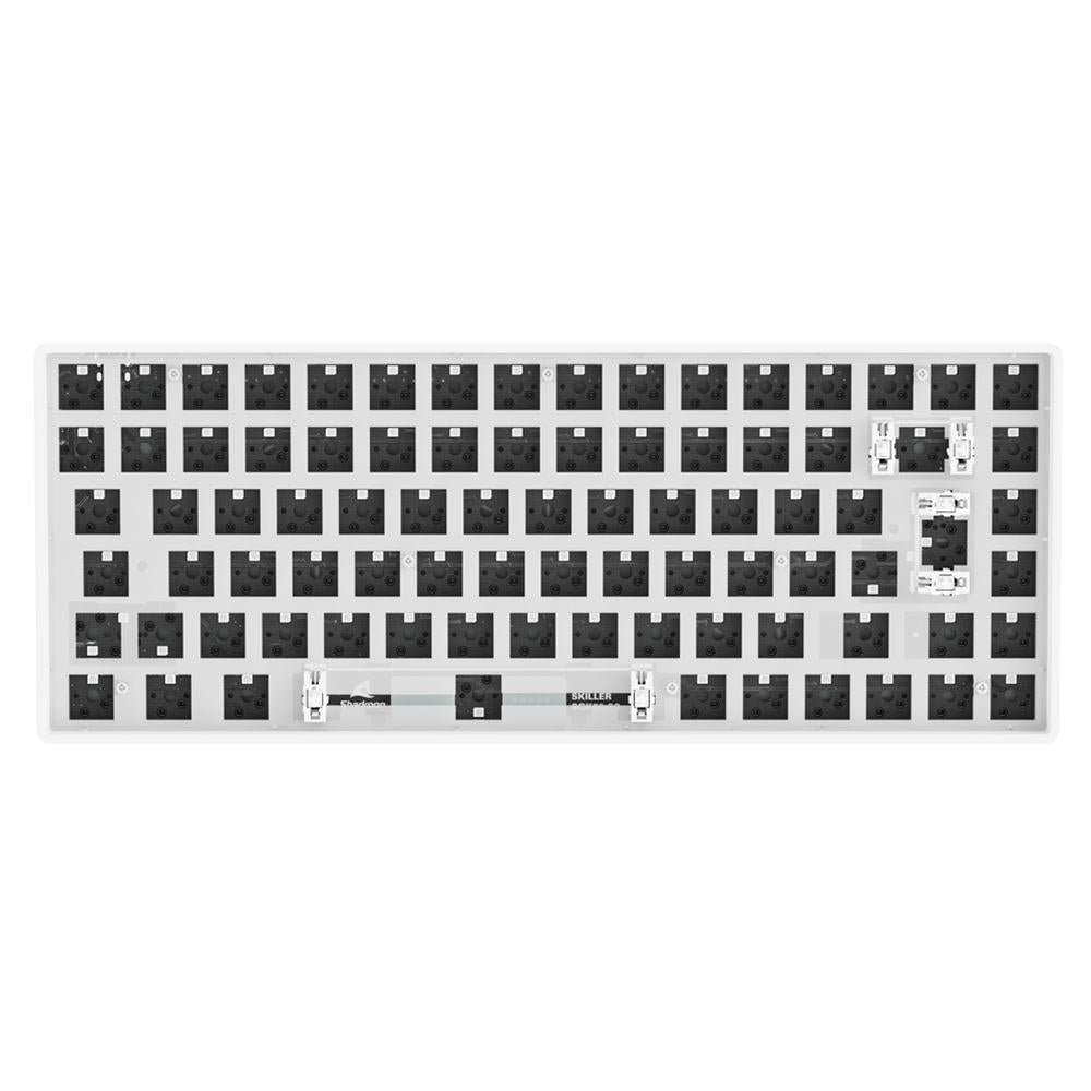 Sharkoon SKILLER SGK50 S3 Barebone White 75% Hot-Swap RGB 1000Hz USB-C Mechanical Gaming Keyboard Sharkoon