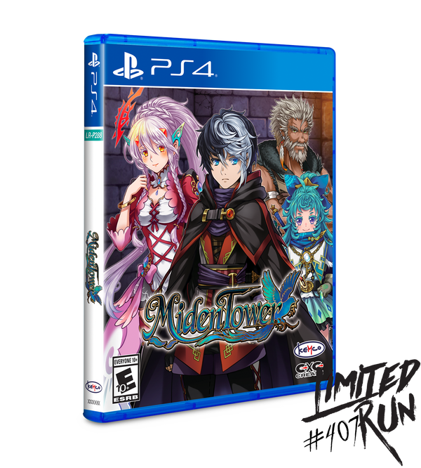 Miden Tower (Limited Run #407) ( Import) – PlayStation 4 – spilomslag