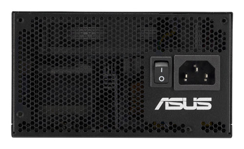 Strømindgang og tænd-slukknap på ASUS 750W-ATS Gold