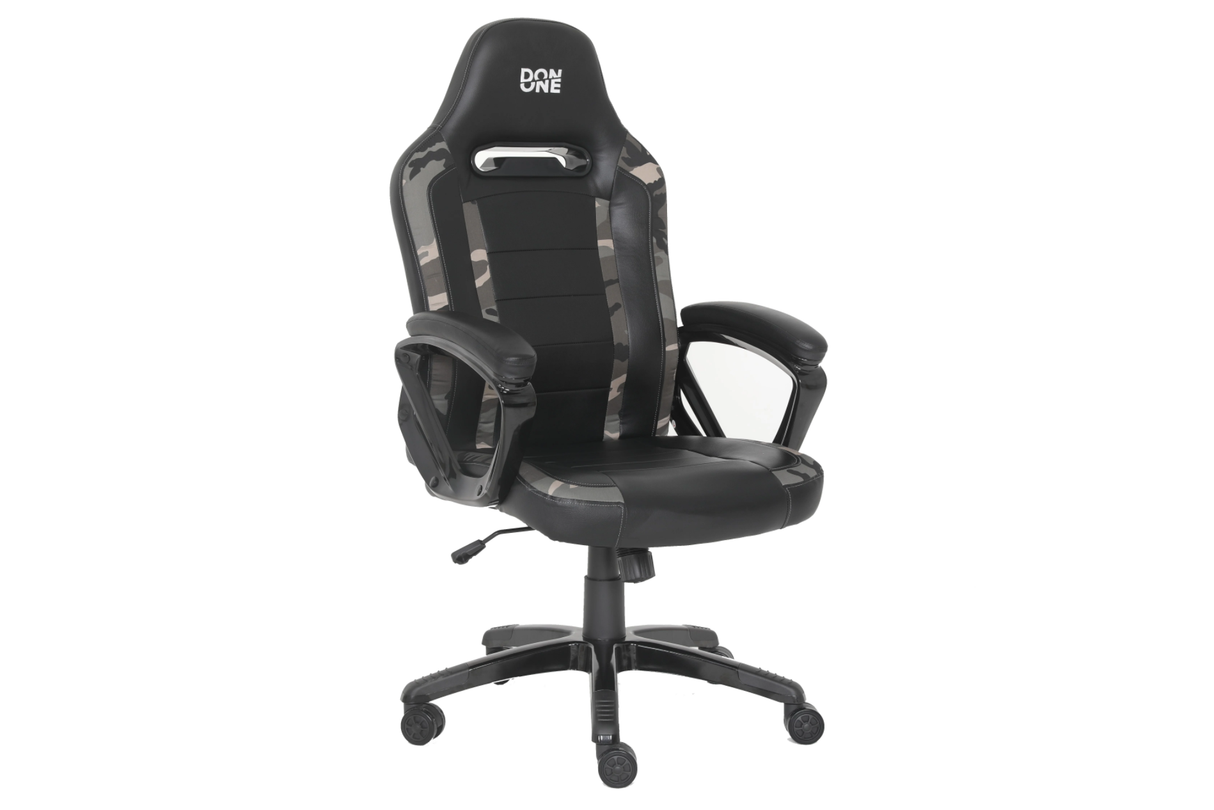 DON ONE - Belmonte Gamer Chair Camouflage - PU-läder - Upp Till 150 KG