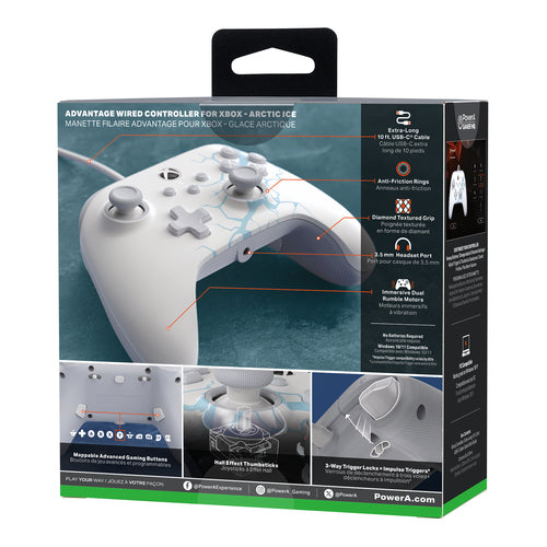 PowerA Advantage kablet controller – Arctic Ice – Xbox – produktbillede 11