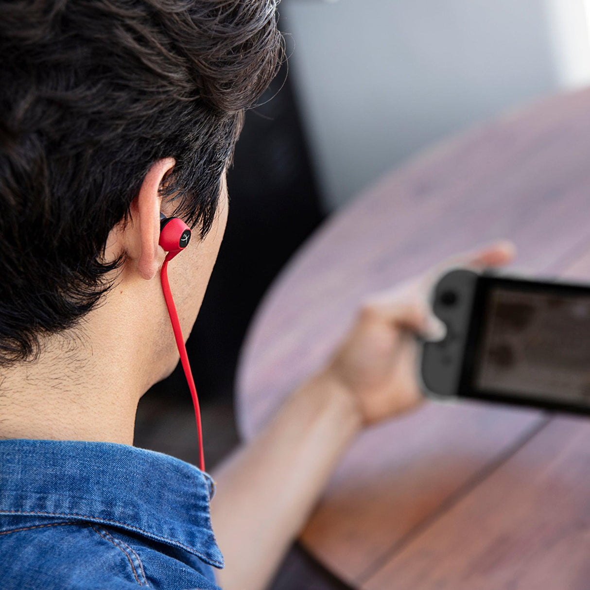 HyperX Cloud Earbuds Cable Earbuds Svart Röd