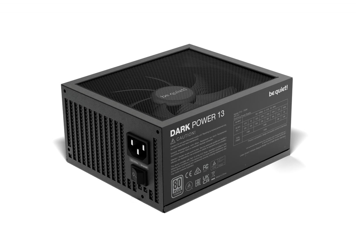 be quiet! Dark Power 13 750W, PC power supply (black, 5x PCIe, cable management, 750 watts)