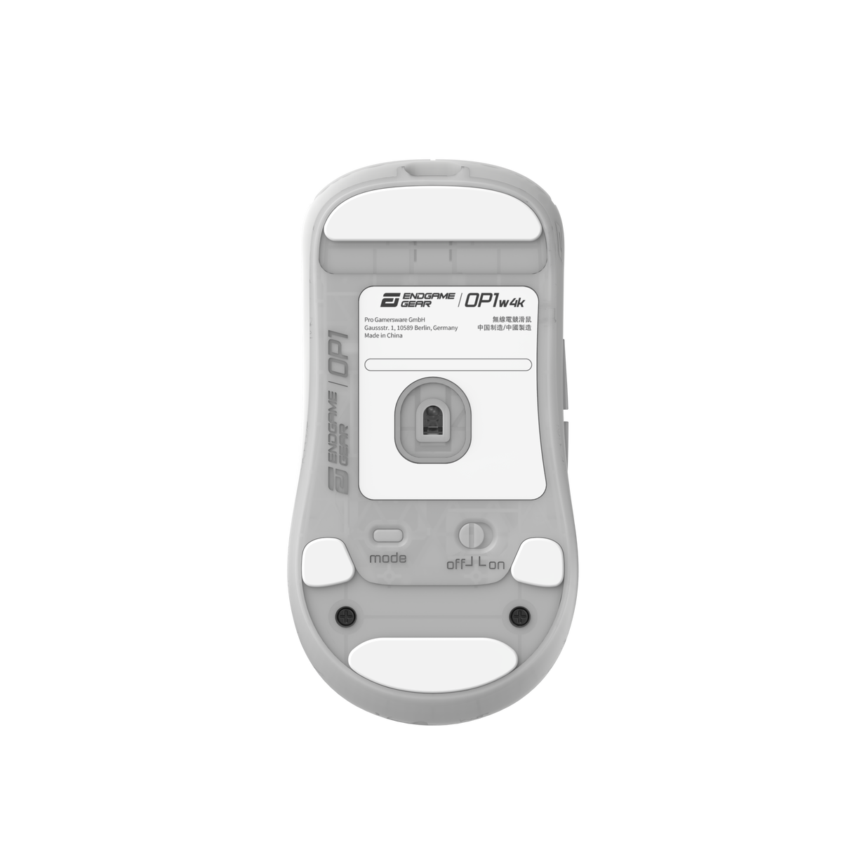 Endgame Gear OP1w 4k Trådlös Spelmus - White Frost