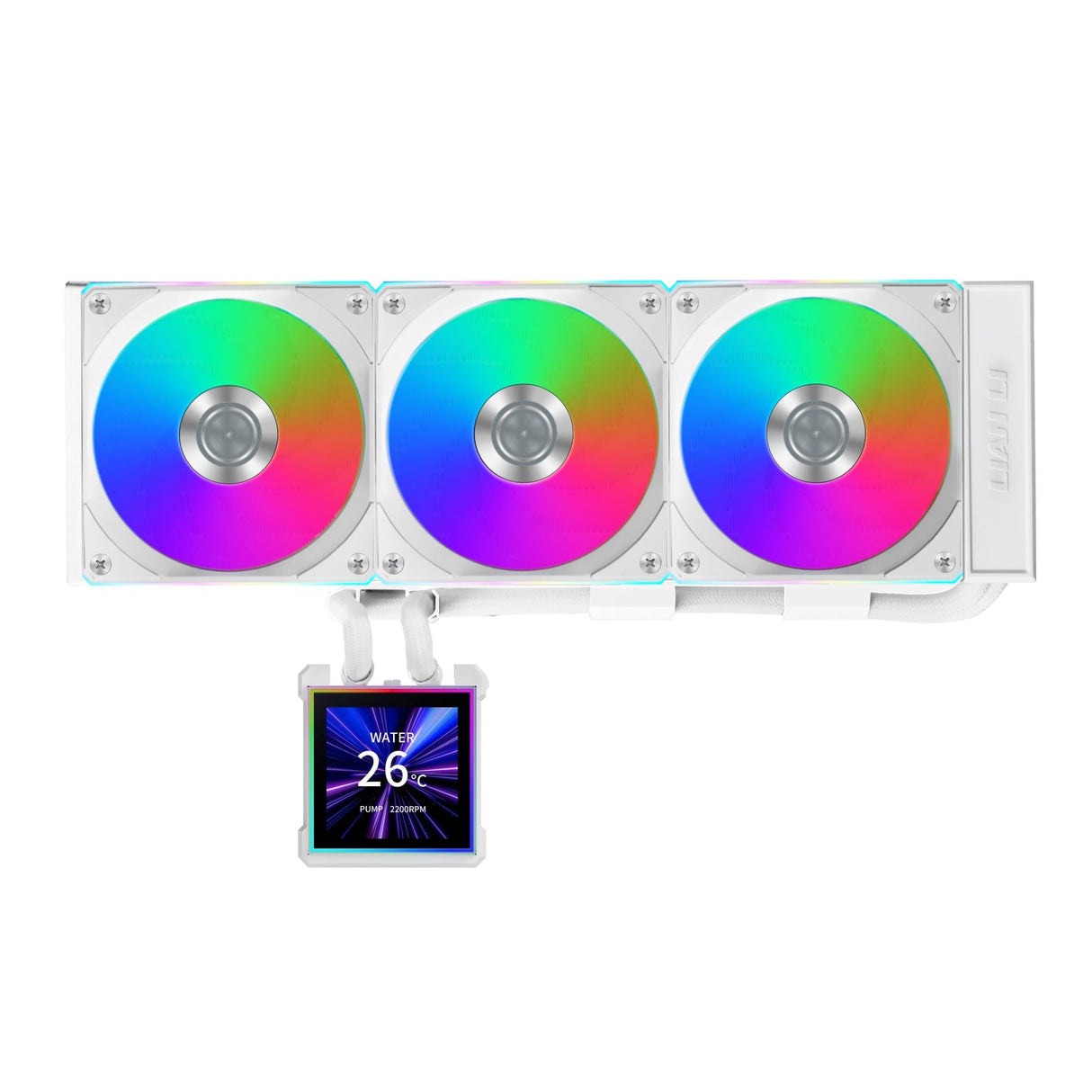 Lian Li Hydroshift II LCD-S, 360CL Wireless, White Lian Li
