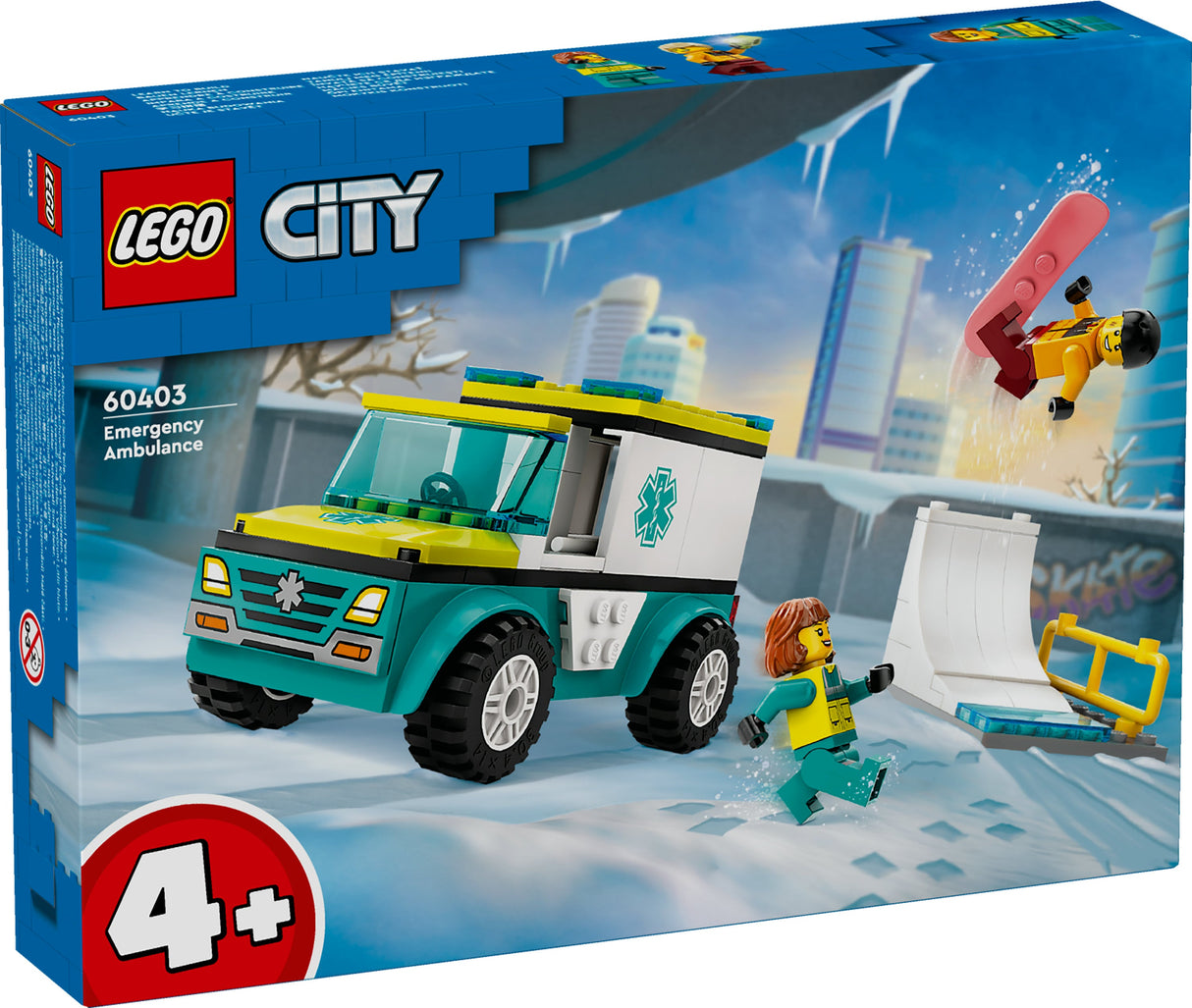 LEGO City - Ambulans Och Snowboardåkare (60403)