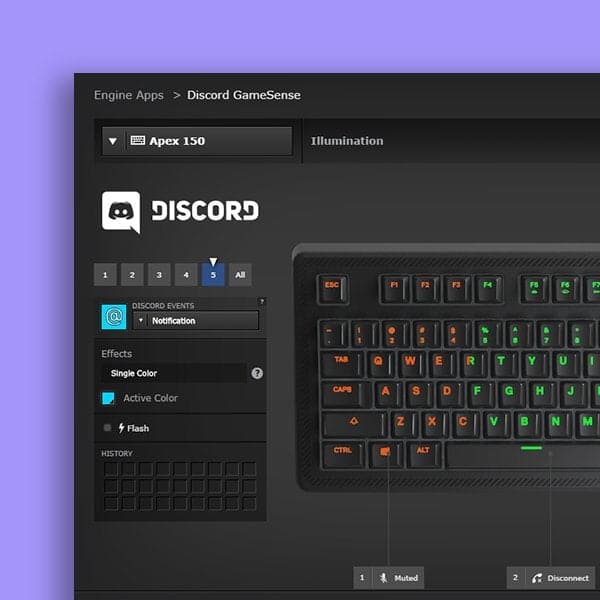 SteelSeries - Apex 150 Gaming Keyboard Nordic