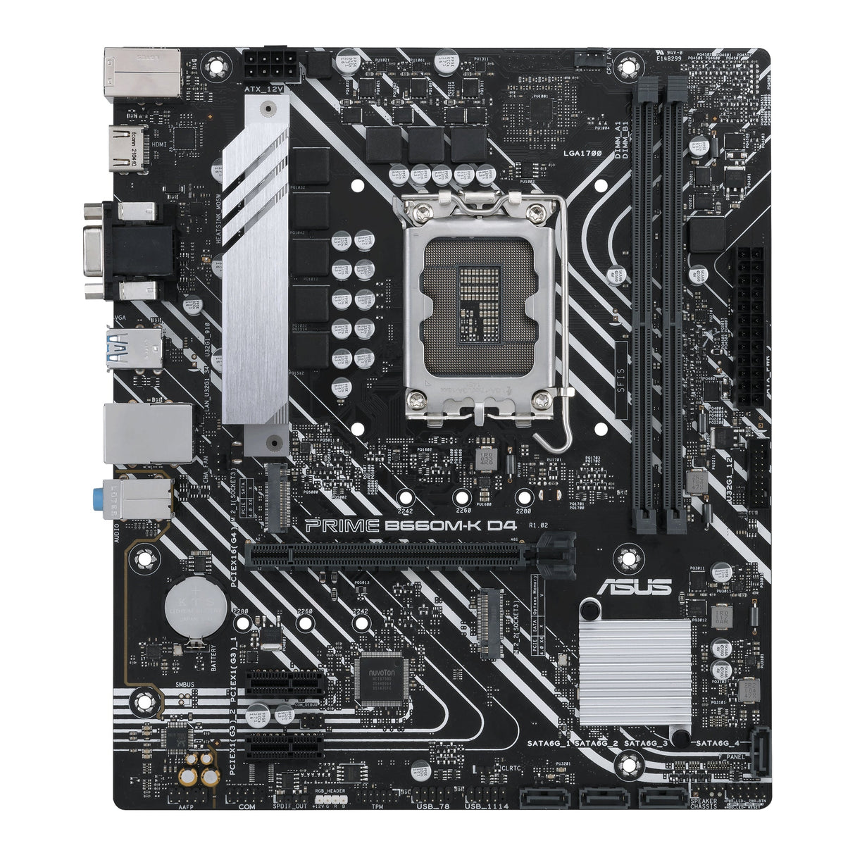 ASUS PRIME B660M-K D4 (mATX, B660, LGA 1700, DDR4)