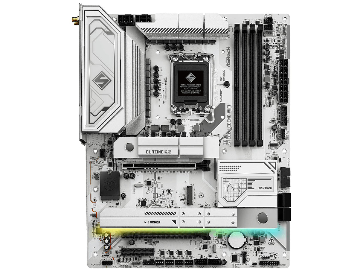 ASRock Z890 Steel Legend WIFI Moderkort ATX LGA-1851 Intel Z890