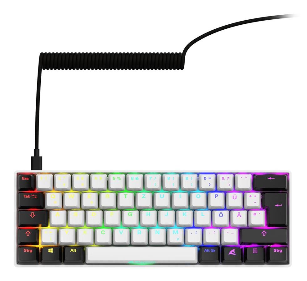 Sharkoon SKILLER SGK50 S4 Gen2 (white, DE layout, Gateron Yellow) Sharkoon