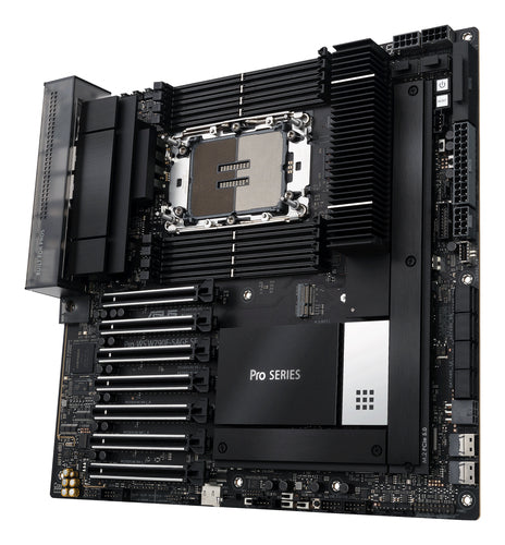 ASUS Pro WS W790E-SAGE SE – sokkel og hukommelsespladser