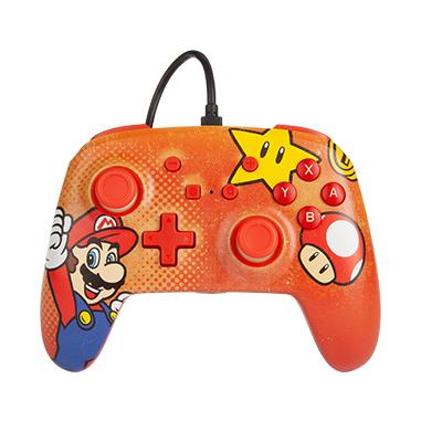 PowerA Nintendo Switch Enhanced Wired Controller - Mario Vintage
