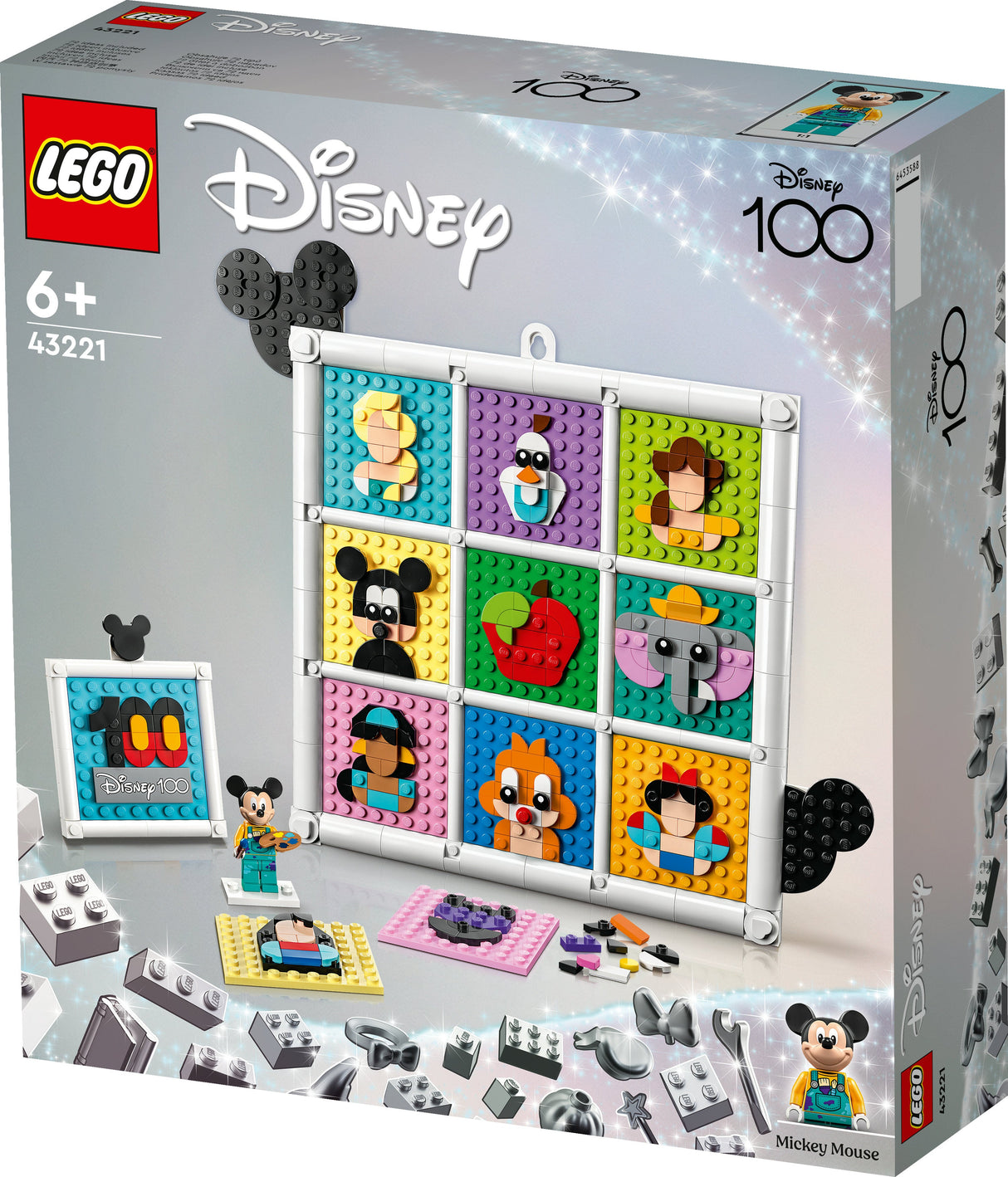LEGO 43221 Disney 100 år Disney Animerade Ikoner Byggleksak
