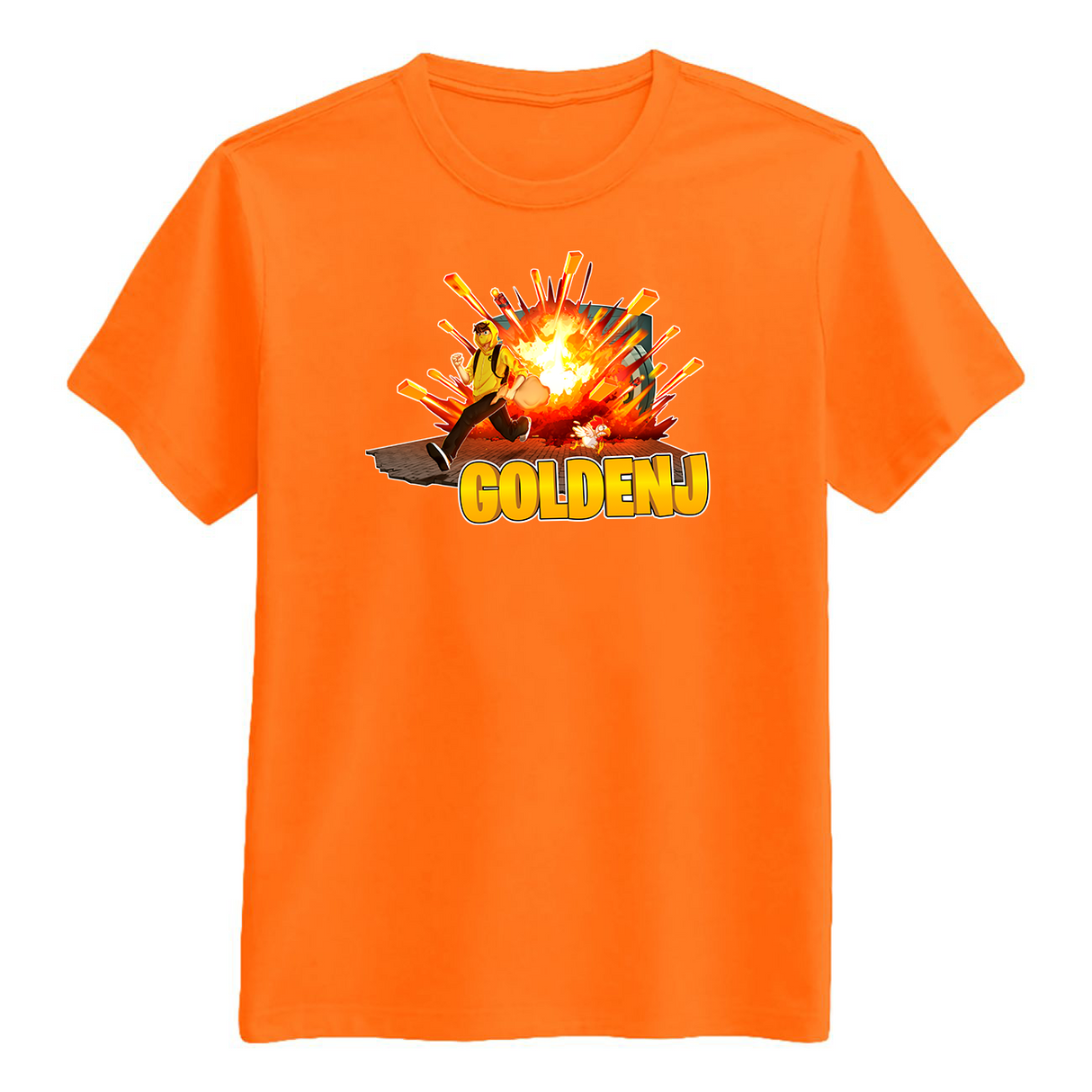 GoldenJ Vault Tee - Orange