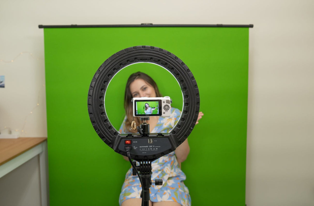 Streamplify SCREEN LIFT Green Screen, 200 x 150cm