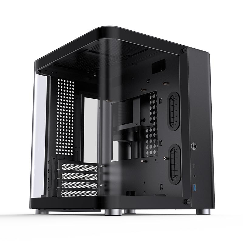 Jonsbo TK-1 Black, Micro ATX/ITX, rounded glass Dongguan Sibositong Industrial Co., Ltd. (Jonsbo)