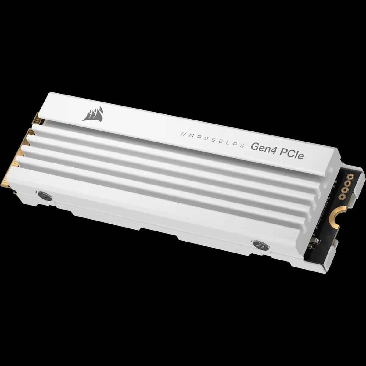 CORSAIR MP600 PRO LPX PCIe Gen4 x4 NVMe M.2 SSD - 2TB - White Corsair