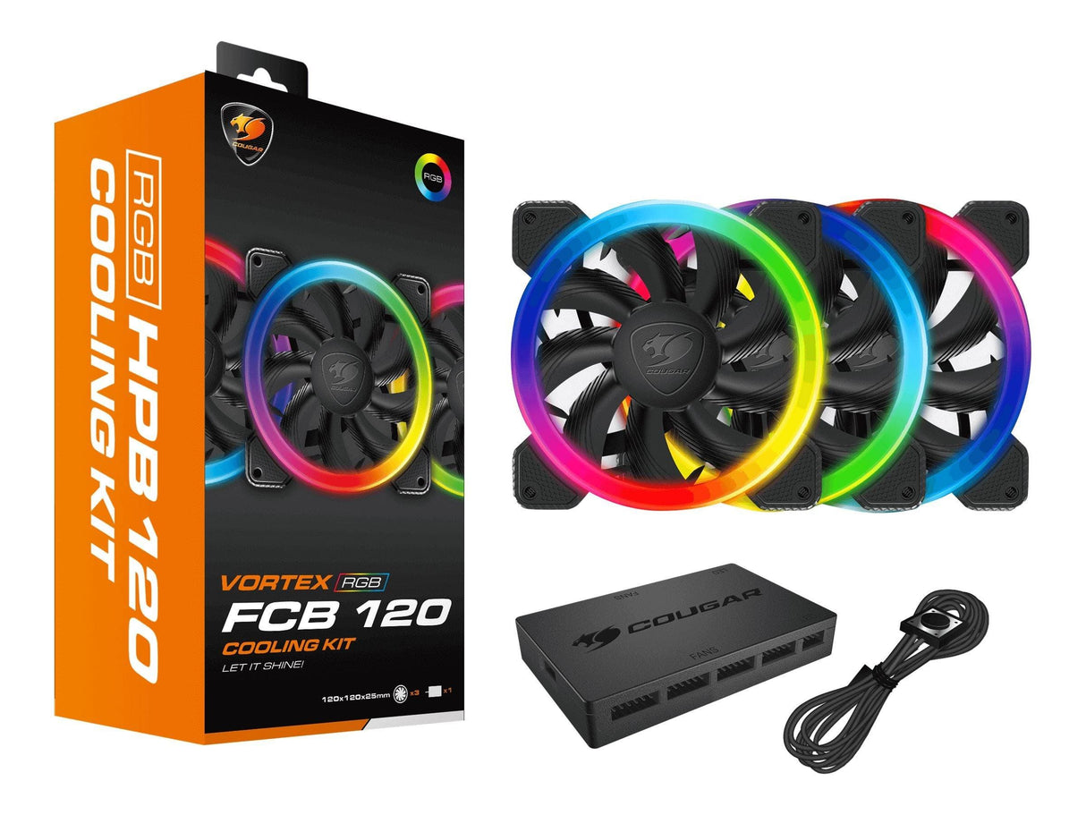 Cougar Vortex RGB FCB 120 Case Fan Kit