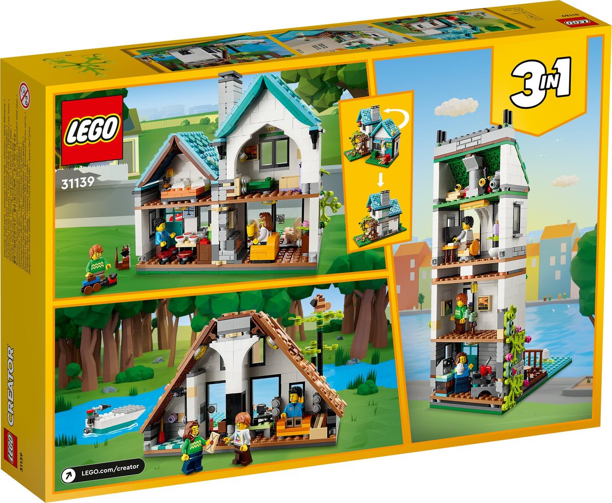 LEGO 31139 Creator 3-i-1 Cozy House Construction Toy