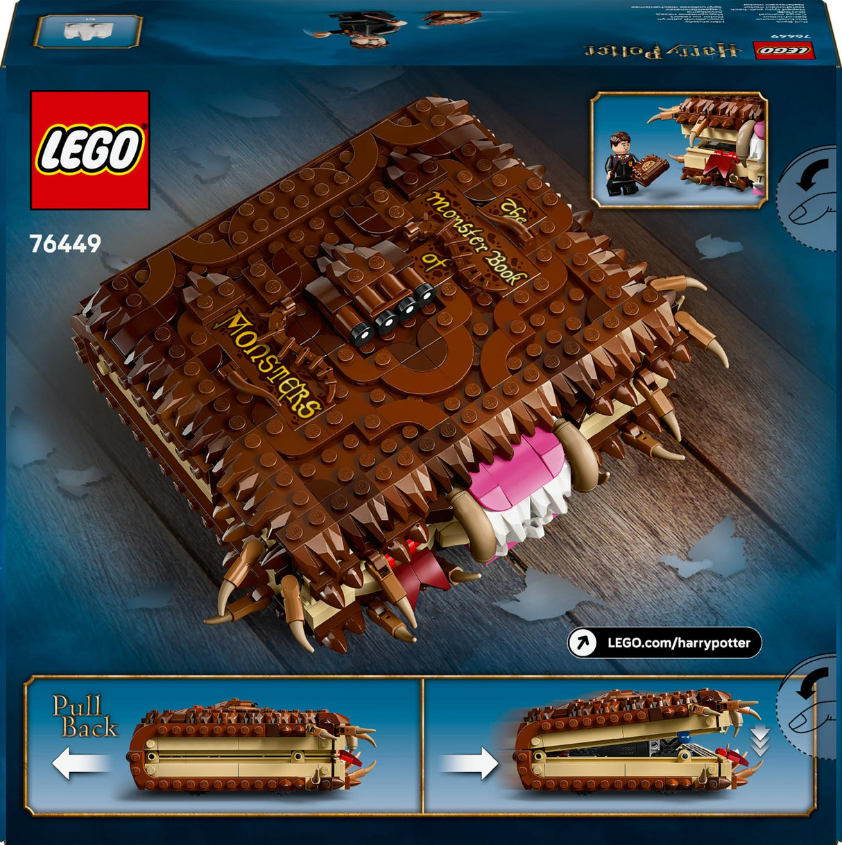 LEGO 76449 Harry Potter Biting Monster Book of Monsters LEGO