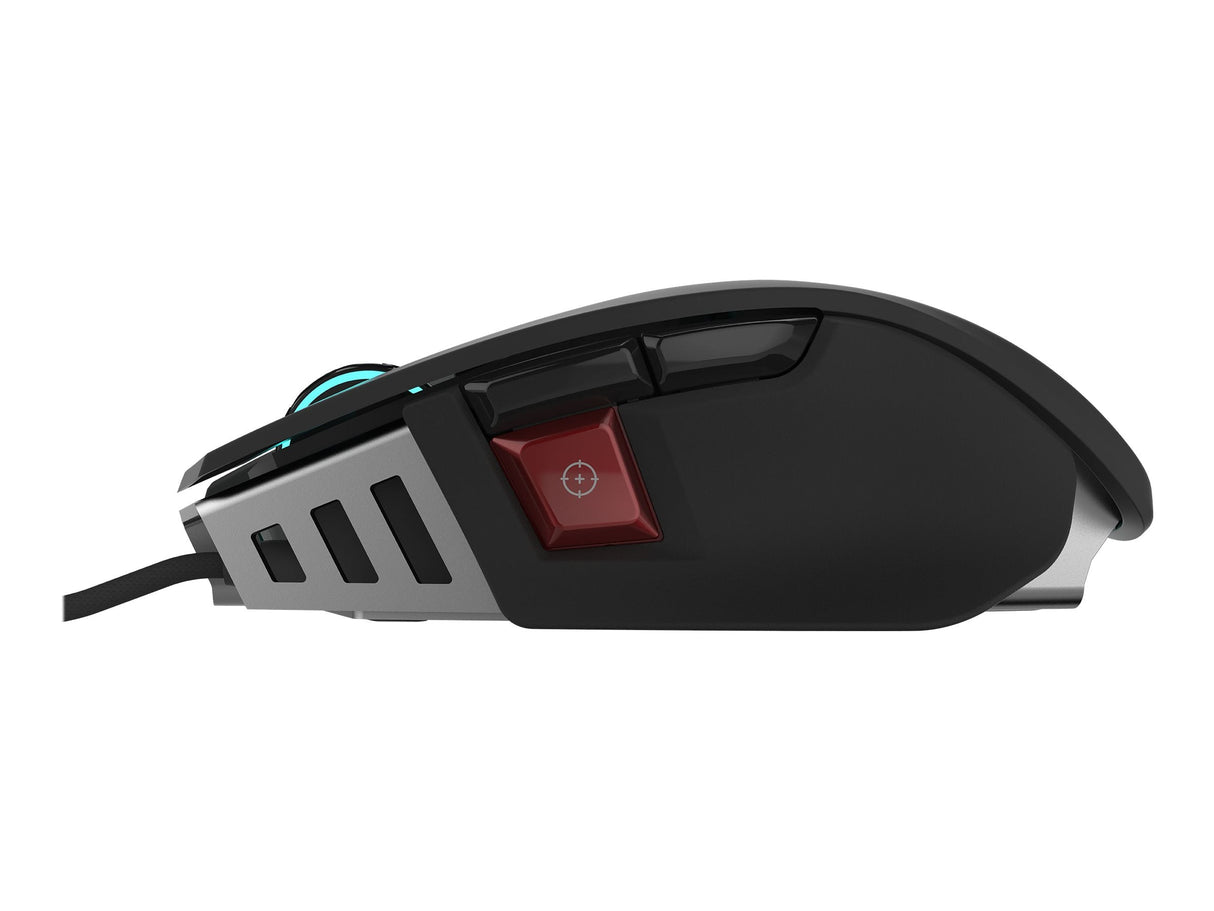 CORSAIR Gaming M65 RGB ELITE Optisk Kabel Svart