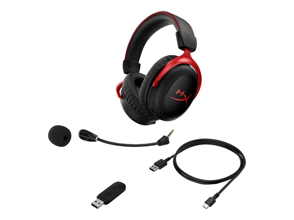 HyperX Cloud II Gaming Wireless Headset Svart Röd