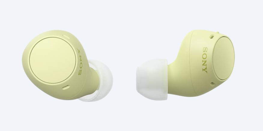 Sony WF-C510 – trådløse in-ear-øretelefoner – gul – produktdetalje 3