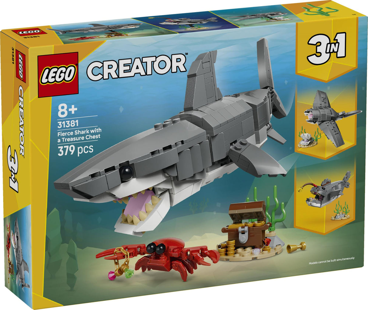 LEGO - LEGO Creator - Fierce Shark with a Treasure Chest (31381) LEGO