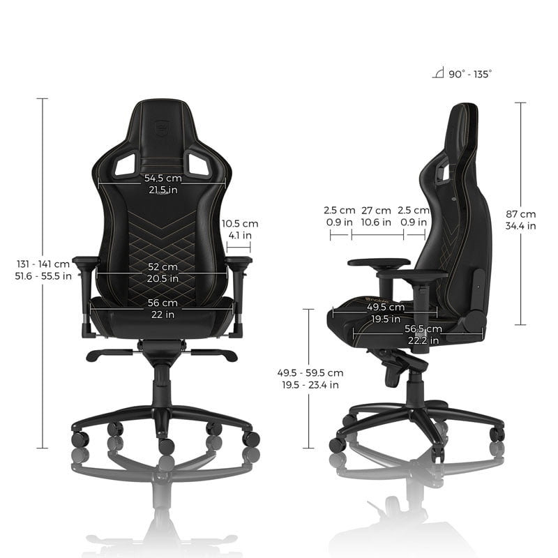 Noblechairs EPIC Svart/Guld