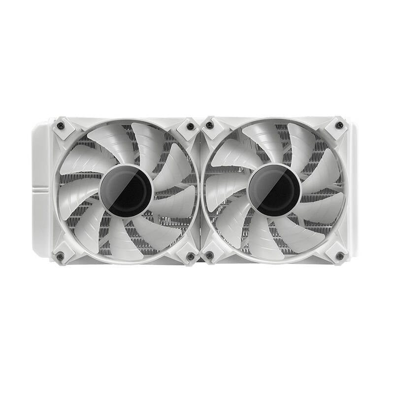 PC vand køling Darkflash DX240 V2.6 ARGB 2x 120x120 (hvid) Darkflash
