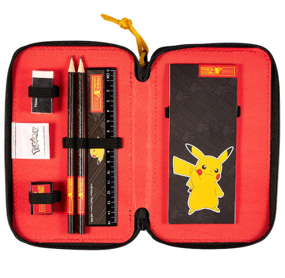 Euromic - Pokémon - Fyllt Dubbelpennfodral