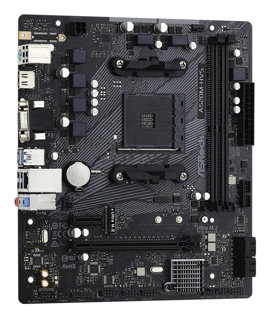 ASRock A520M-HVS (AM4)
