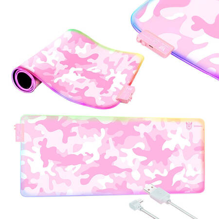 ONIKUMA MP005 RGB Musmatta (rosa)