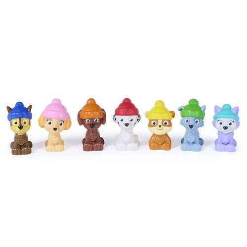 PAW Patrol julekalender 2026 – Vinterfigurer og slæder – 6076493 – kalenderens figurer
