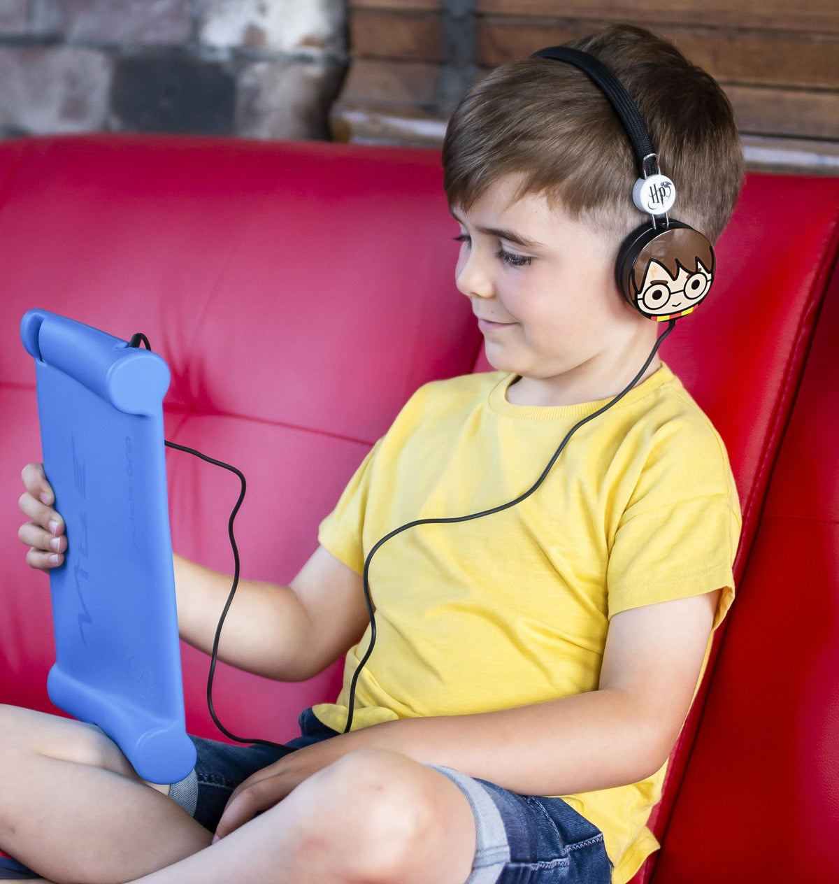 Harry Potter Chibi Black Kids Core Headphones OTL