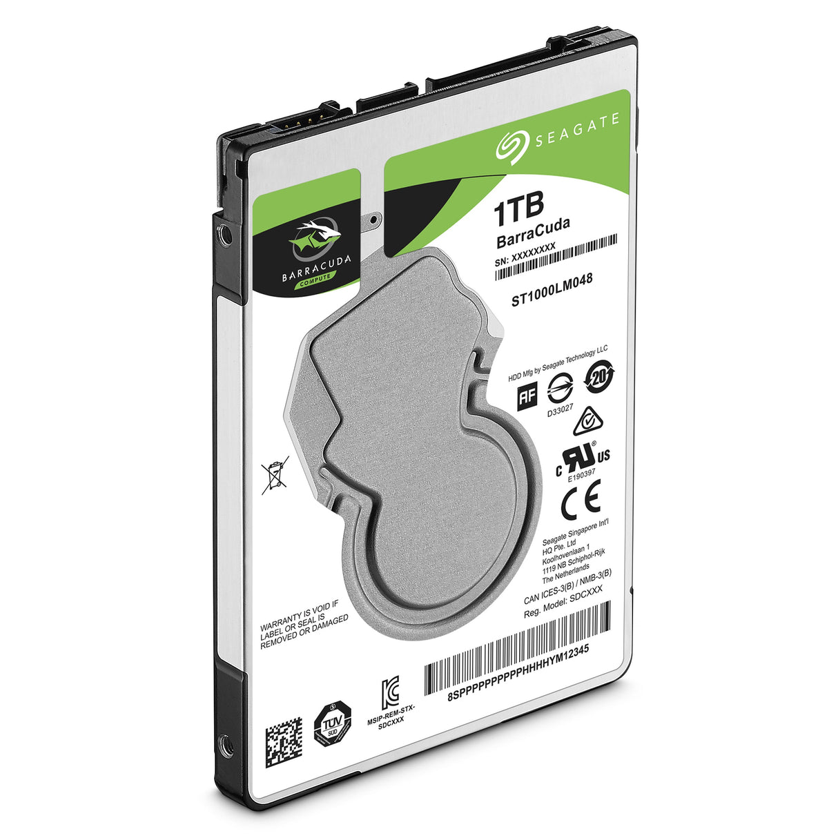 Seagate Guardian BarraCuda Hårddisk ST1000LM048 1TB 2.5 SATA-600 5400rpm