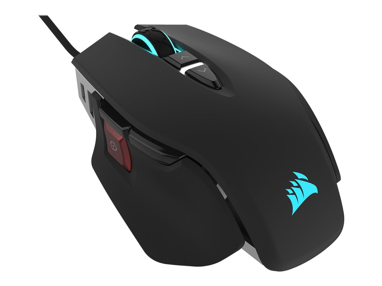 CORSAIR Gaming M65 RGB ELITE Optisk Kabel Svart