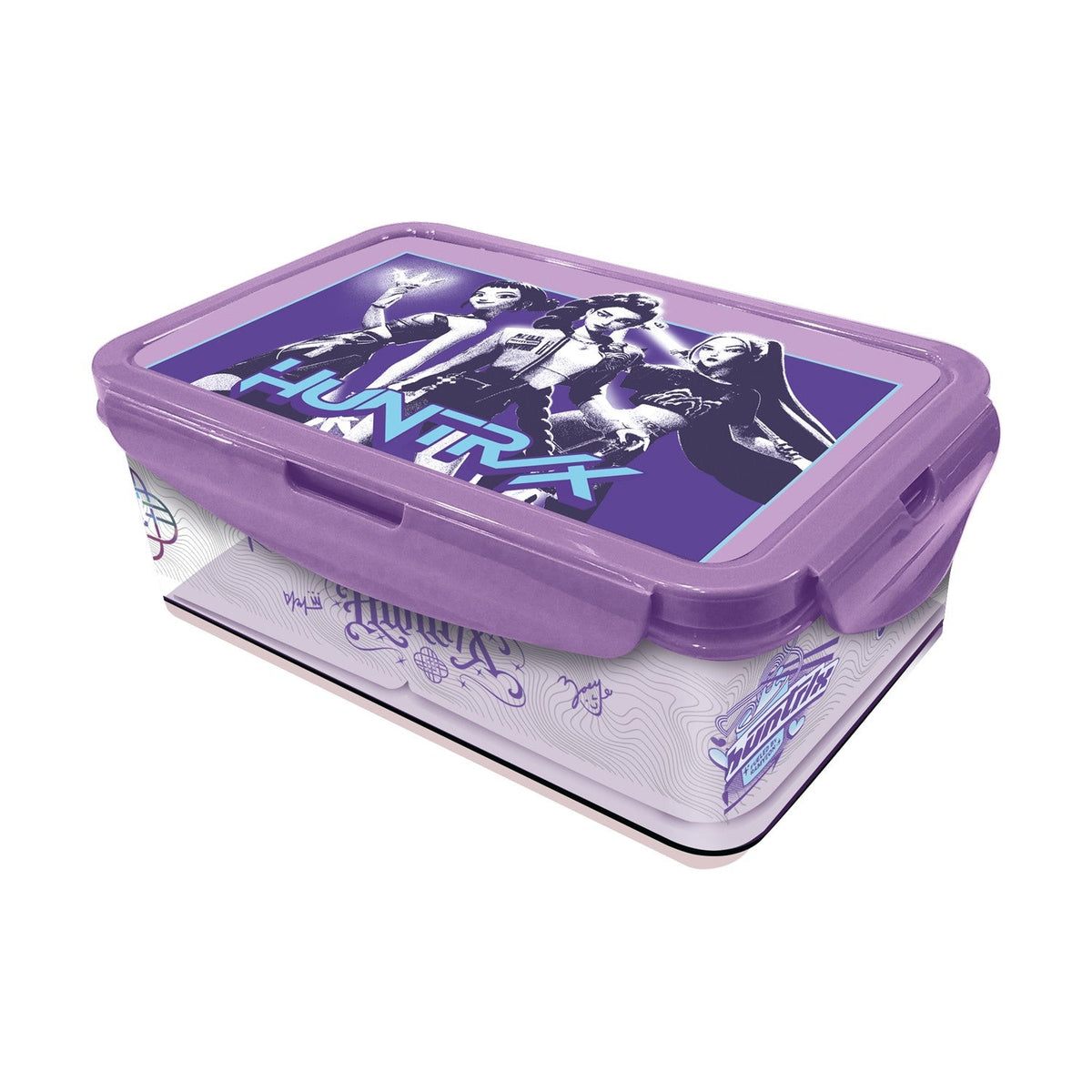 K-Pop Demon Hunters – Young Adult Rectangular Food Container – 1190 ml (80692) KPop Demon Hunters