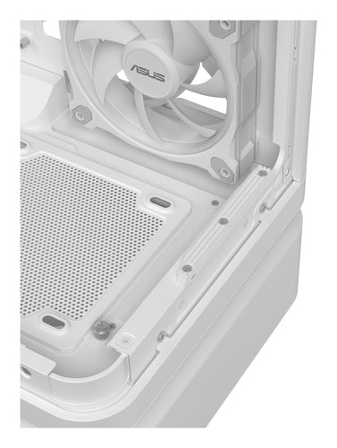 ASUS PRIME AP304 TG ARGB WHITE – nærbillede af produktets detaljer (vinkel 5)