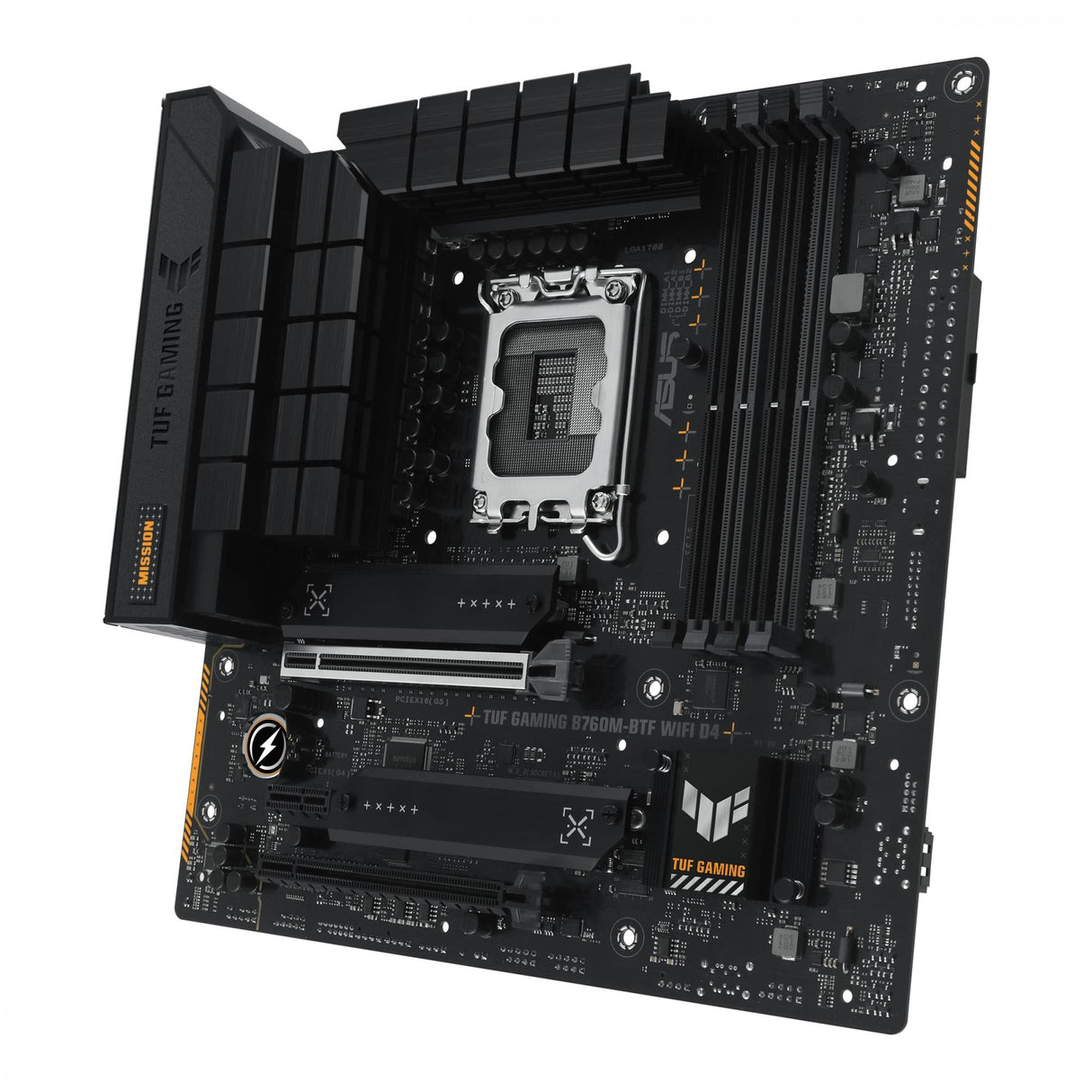 ASUS TUF GAMING B760M-BTF WIFI D4 (mATX, B760, LGA 1700, DDR4)