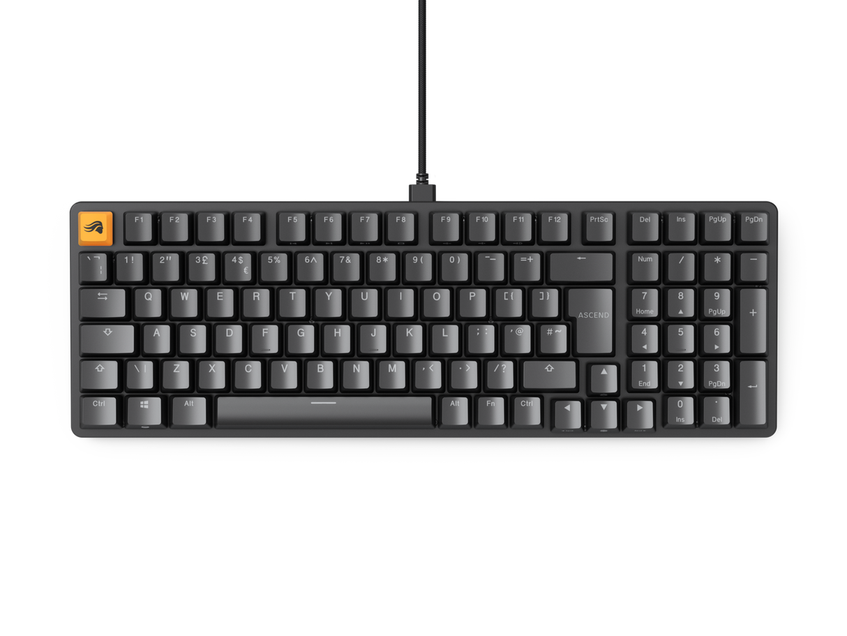 Glorious GMMK 2 Full-Size 96% - Fox Switch, NO-Layout - Svart