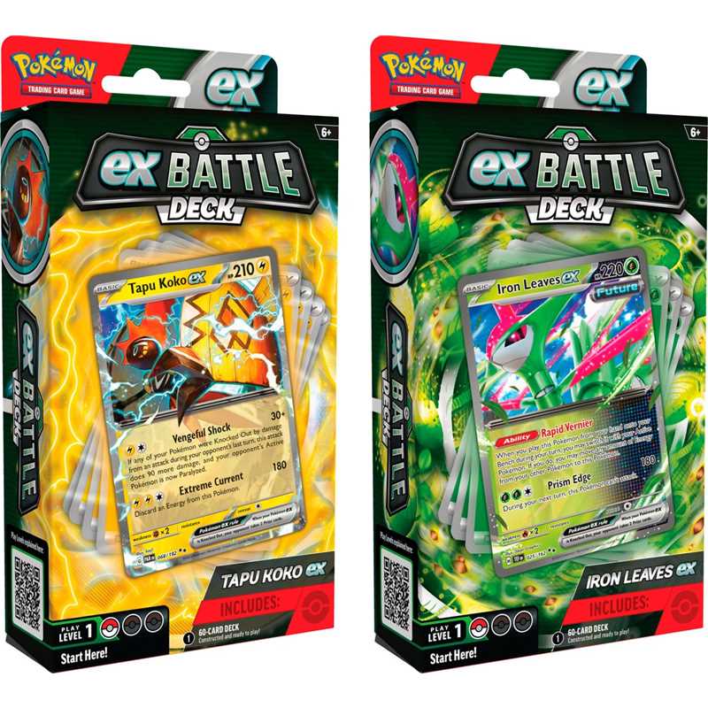 Visa 6x Pokémon TCG: October Ex Battle Decks - ENG