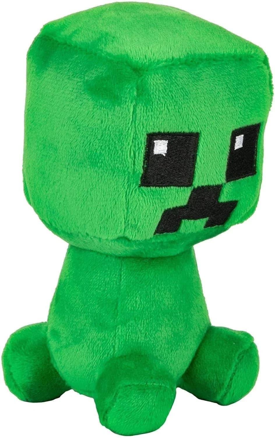 Jinx Minecraft Dungeons Mini Crafter Creeper Plush (4,5-tum)